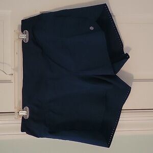 Athleta laser run shorts, blue medium